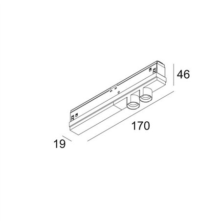 Delta Light M20/M26H - Jum-Oh! 2R MDL track lighting fixture