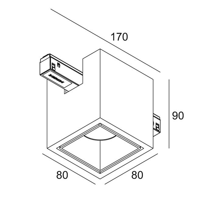 Delta Light M26L Boxy L DIM5 Schienenbeleuchtung
