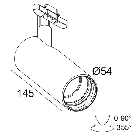 Delta Light Soli - 52 Shhh Soft track lighting fixture
