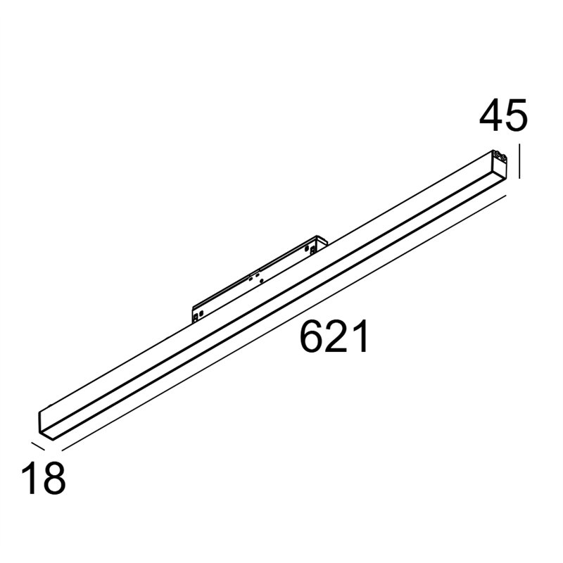 Delta Light M - Led Line He Soft 1 X 9,1W 930 Mdl Schienenbeleuchtung