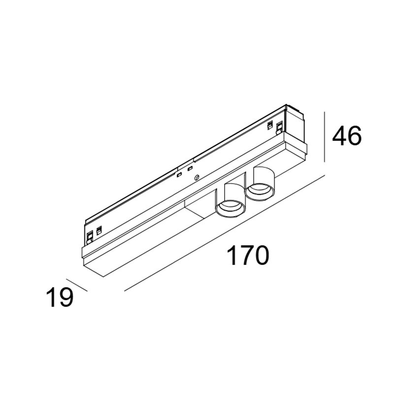 Delta Light M20/M26H - Jum-Oh! 2R DIM5 Schienenbeleuchtung
