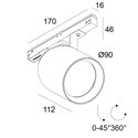 Delta Light M20/M26H - OBIN MDL Track lighting fixture