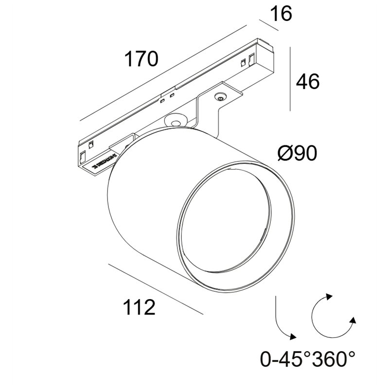 Delta Light M20/M26H - OBIN MDL Schienenbeleuchtung
