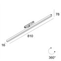 Delta Light M26H - Led Line OK DIM5 Track lighting fixture