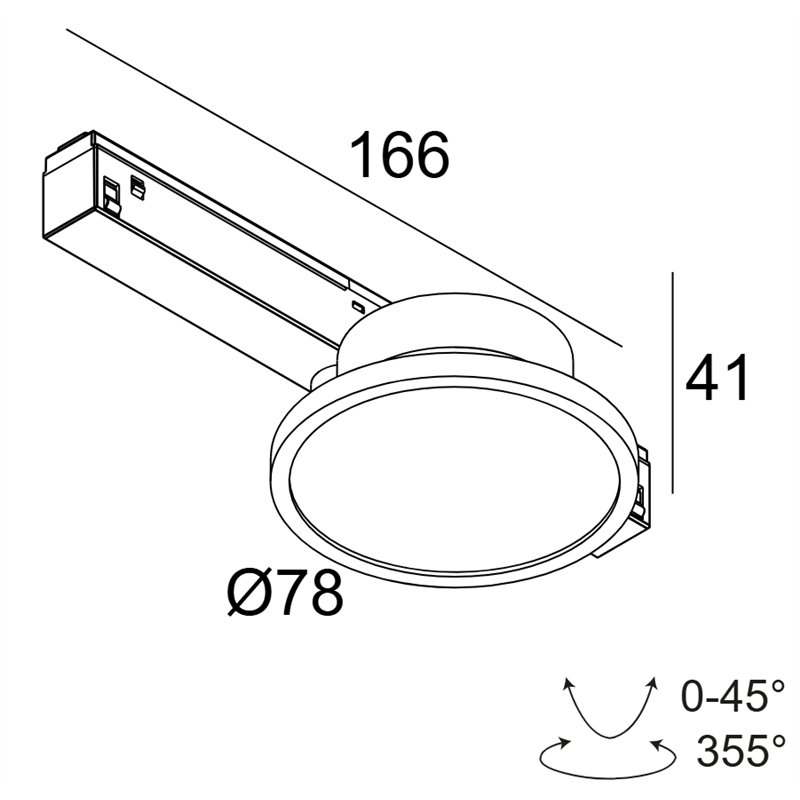 Delta Light M26L - Haloscan Mp 92714 Mdl Schienenbeleuchtung