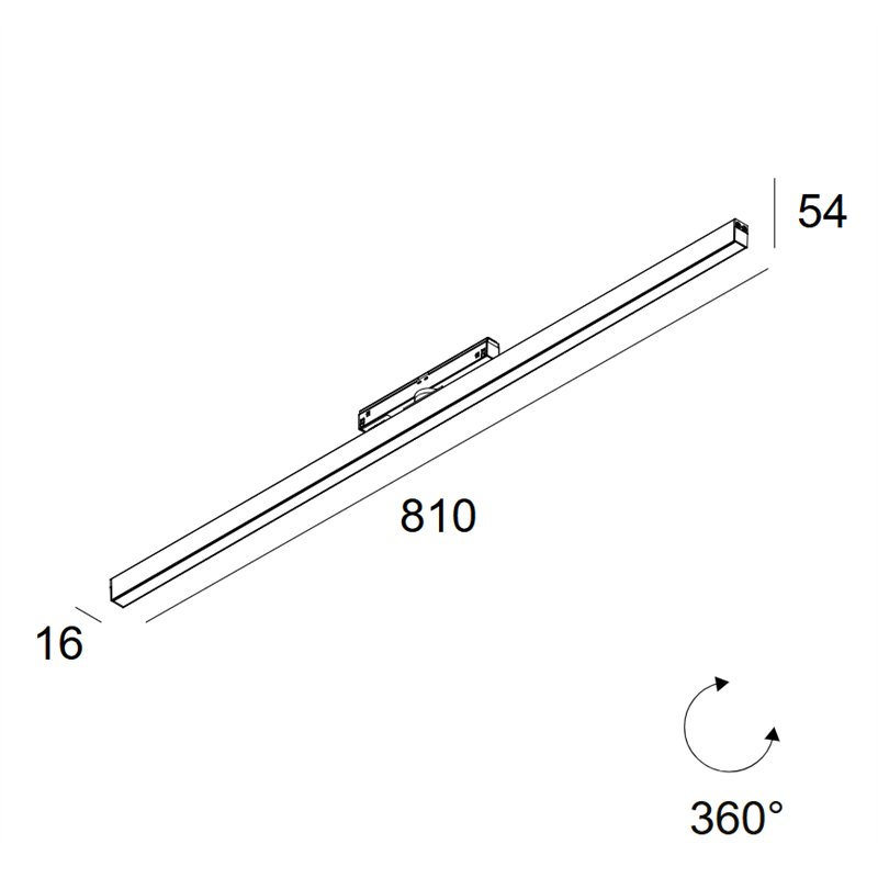 Delta Light M26L - Led Line OK DIM5 Schienenbeleuchtung