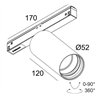 Delta Light M26L - Spy 52 Soft 93020 Mdl Schienenbeleuchtung