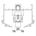 Delta Light M52 - 1 Led MDL Track lighting fixture