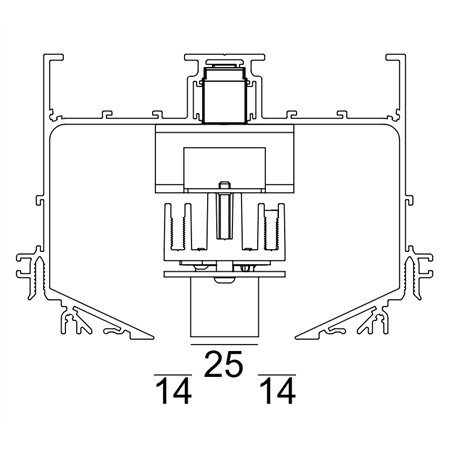 Delta Light M52 - 1 Led MDL Track lighting fixture