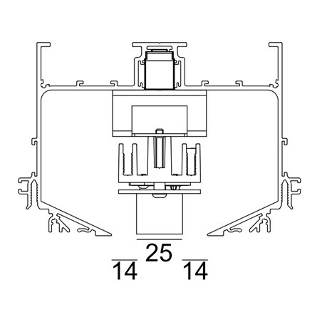 Delta Light M52 - 2 Led Mdl Track lighting fixture