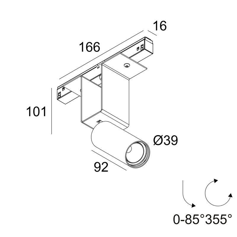 Delta Light M52 - Spy 391 Soft Schienenbeleuchtung