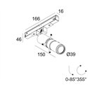 Delta Light M20/M26H - Spy 39 Framer Track lighting fixture