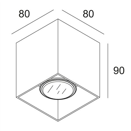 Delta Light BOXY Hi Ceiling lamp