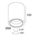 Delta Light BOXY R OK DIM8 Ceiling lamp