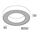 Delta Light SUPER-OH! XS 25 DIM8 Ceiling Lamp / Wall Lamp