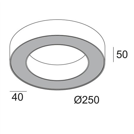 Delta Light SUPER-OH! XS 25 DIM8 Ceiling Lamp / Wall Lamp