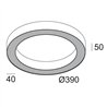 Delta Light SUPER-OH! XS 39 DIM8 Deckenlampe / Wandlampe