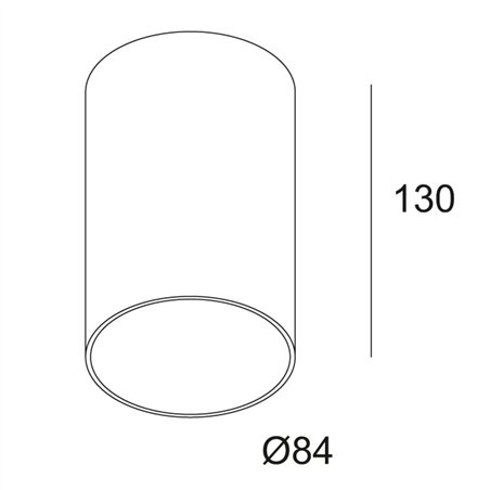 Delta Light BOXY R Hi Ceiling lamp