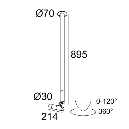 Delta Light XY180 S80 MINI Ceiling lamp