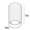 Delta Light HEDRA 62 ON Hi Ceiling lamp