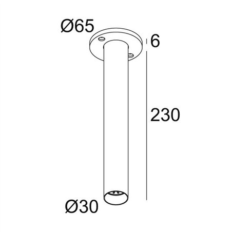 Delta Light NEEDLE 1 Ceiling lamp