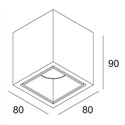 Delta Light BOXY L+ DIM8 Ceiling lamp