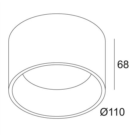 Delta Light DIRO SBL S ON Ceiling lamp