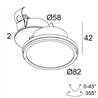 Delta Light HALOSCAN CLIP HP SOFT Deckenlampe