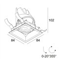 Delta Light ENTERO SQ-S X Built in spot