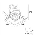 Delta Light ENTERO SQ-S X TW Built in spot