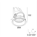 Delta Light Entero Rd-S X Tw recessed spot