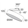 Delta Light Supernova Xs 260 X Decken- / Wandlampe