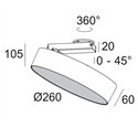 Delta Light Supernova Xs Pivot 260 X Ceiling lamp / Wall lamp