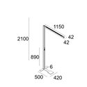 Delta Light INFORM 40 SQ F1 T DOWN-UP Floor lamp