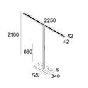 Delta Light INFORM 40 SQ F2 H PDS DOWN-UP TW Floor lamp
