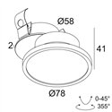 Delta Light HALOSCAN CLIP MP SOFT Ceiling lamp