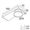 Delta Light HALOSCAN ON 1 MP DIM8 Deckenlampe