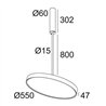 Delta Light MULTINOVA 55 OK 800 Deckenlampe