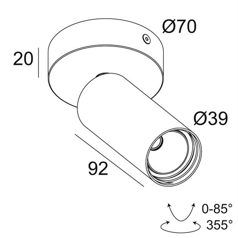 Delta Light SPY 39 ON Deckenlampe