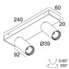Delta Light SPY 39 ON 2 DIM8 Deckenlampe