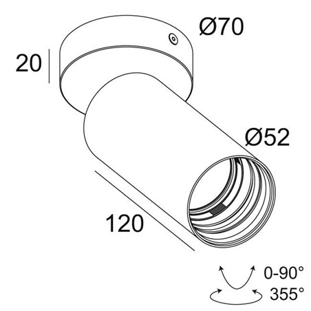 Delta Light SPY 52 ON TW Ceiling lamp