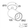 Delta Light SPYCO ON AC DIM8 Deckenlampe