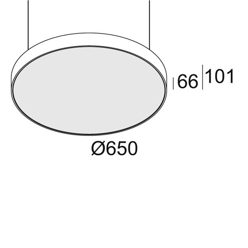 Delta Light SUPERNOVA FLAT 65 DOWN-UP / Decken- / Hängelampe