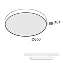 Delta Light SUPERNOVA FLAT 65 PRISMATIC Ceiling lamp / Suspension lamp