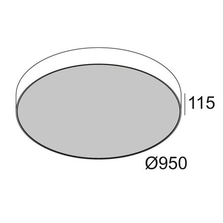 Delta Light SUPERNOVA LINE 95 Ceiling lamp / Suspension lamp