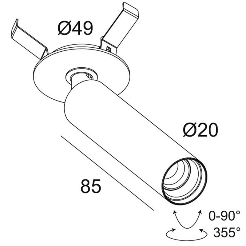 Delta Light UHO CLIP Deckenlampe