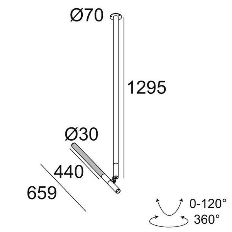 Delta Light XY180 S121 MINI Deckenlampe