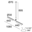 Delta Light XY180 S82 Ceiling lamp