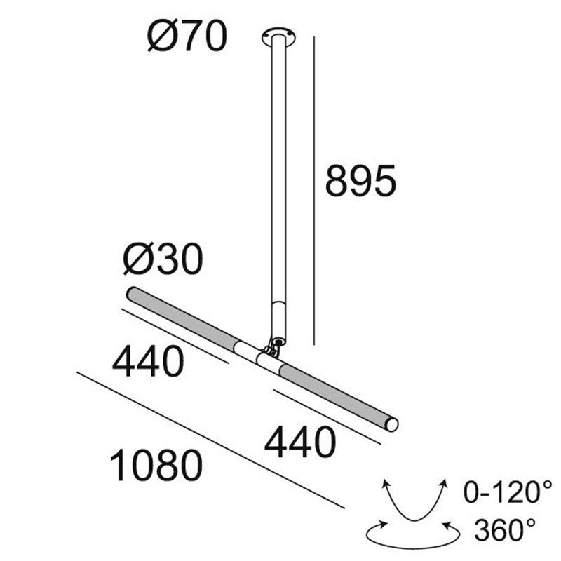 Delta Light XY180 S82 Deckenlampe
