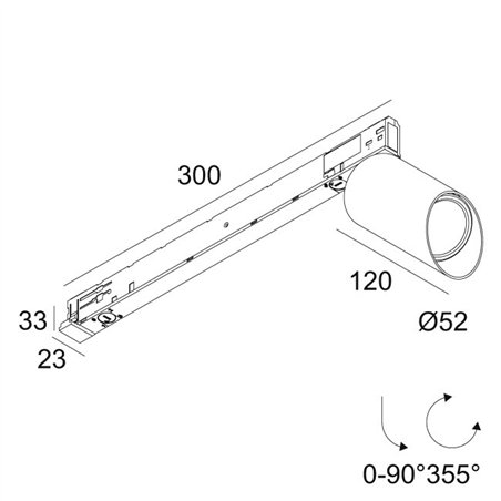 Delta Light SPY 52 WALLWASH Ceiling lamp